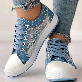 Chiara | Zapatillas Elegantes para Mujer con Detalles Florales