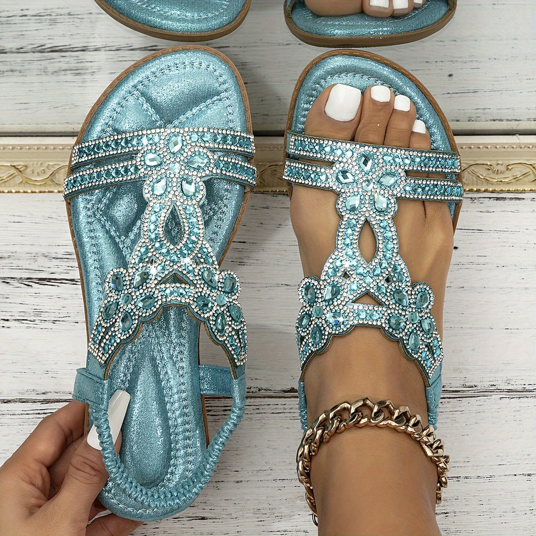 Maison | Sandalias ortopédicas con detalles de cristal