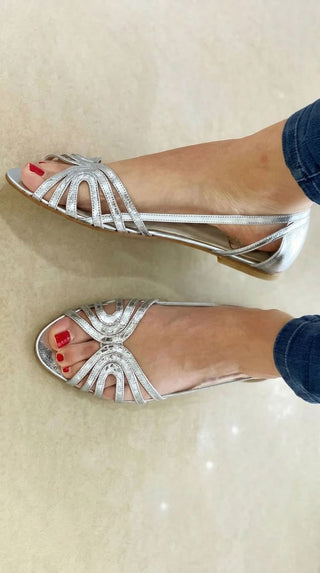 Leonora | Sandalias Doradas Luz de Verano