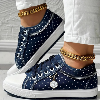 Chiara | Zapatillas Elegantes para Mujer con Detalles Florales