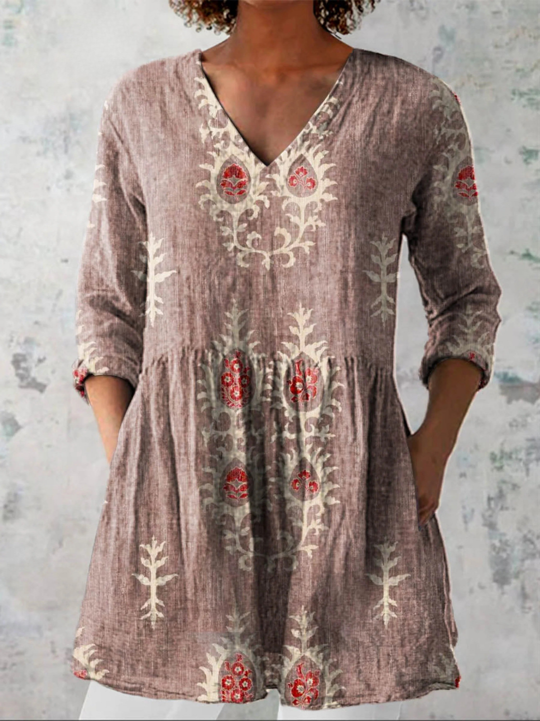 Blair | Blusa Amplia con Diseño Vibrante