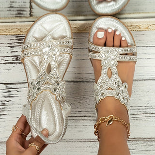 Maison | Sandalias ortopédicas con detalles de cristal