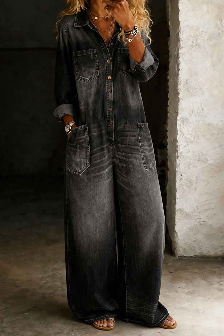 Lena | Mono denim cómodo y casual