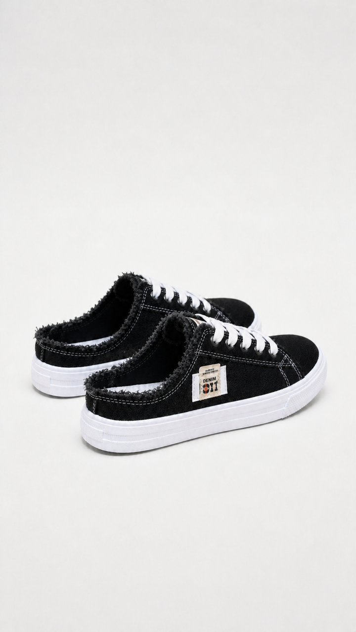 Loreale | Zapatillas Mule Denim Premium