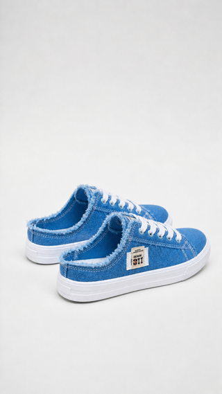 Loreale | Zapatillas Mule Denim Premium