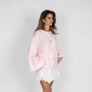 Cárdigan oversize de manga suave