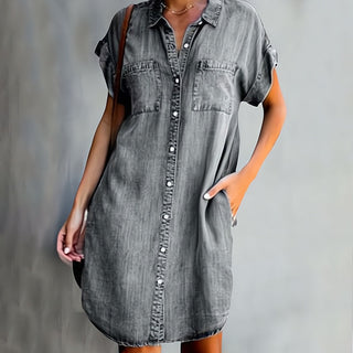 Helena | Vestido denim con botones