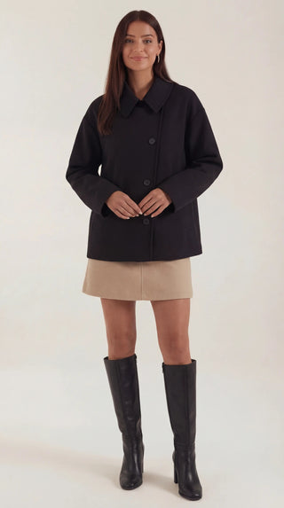 Amanda Oversized Asymmetrical Coat