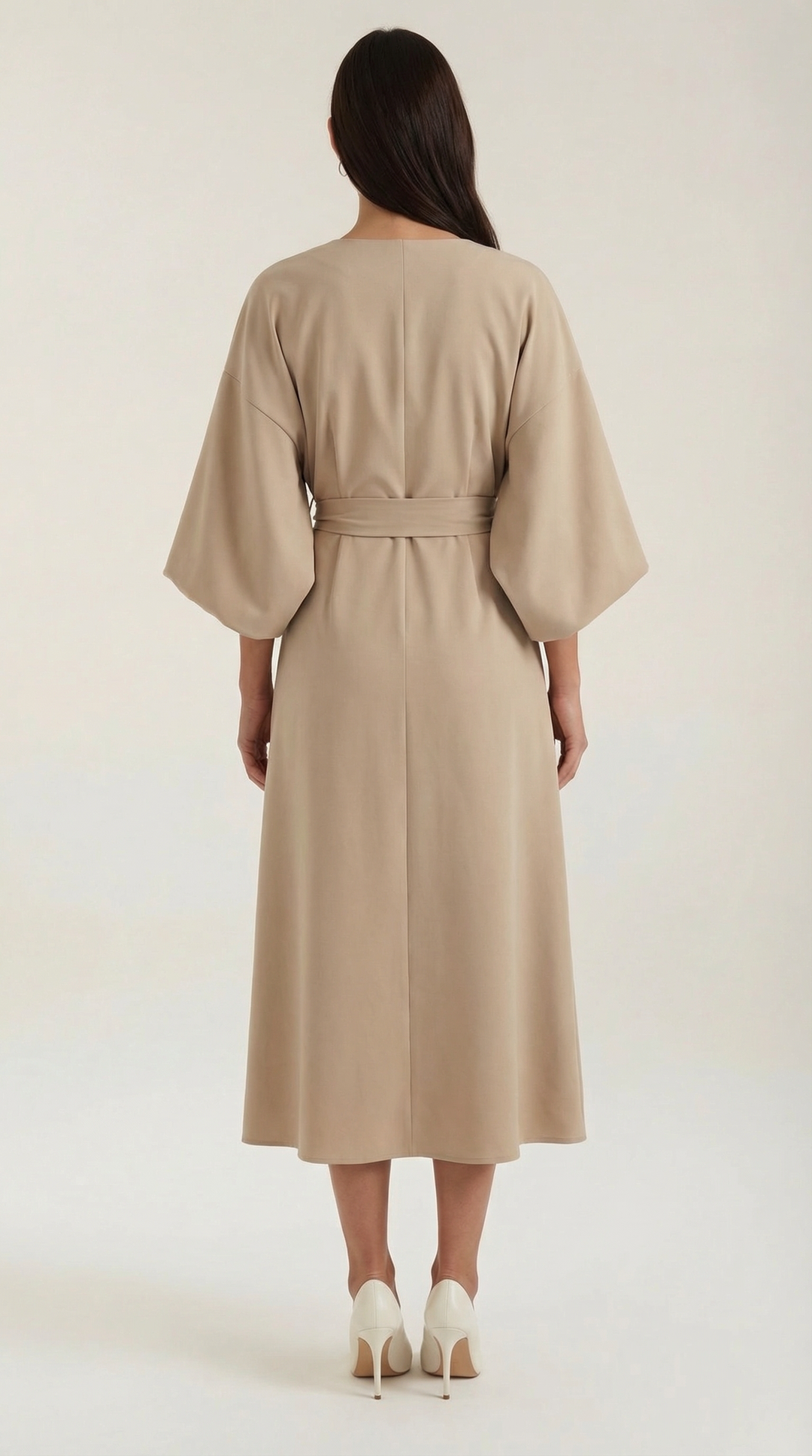 Maxi Vestido Ana con Cinturón en la Cintura