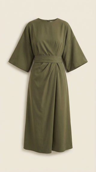 Maxi Vestido Ana con Cinturón en la Cintura