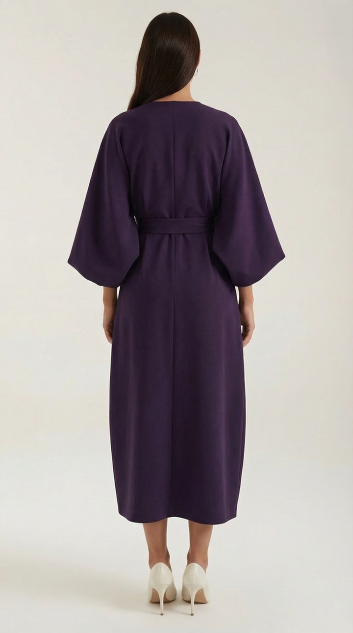 Maxi Vestido Ana con Cinturón en la Cintura