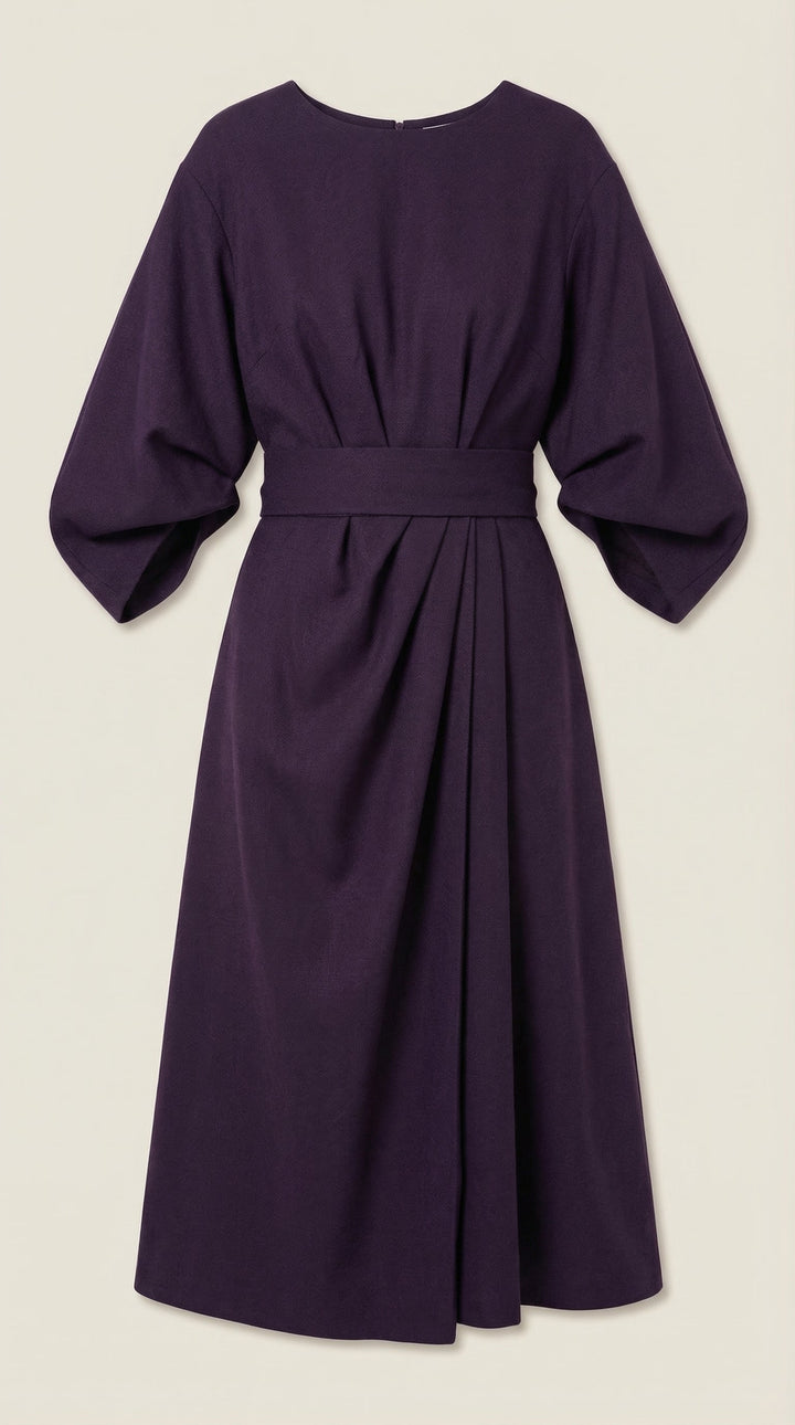 Maxi Vestido Ana con Cinturón en la Cintura