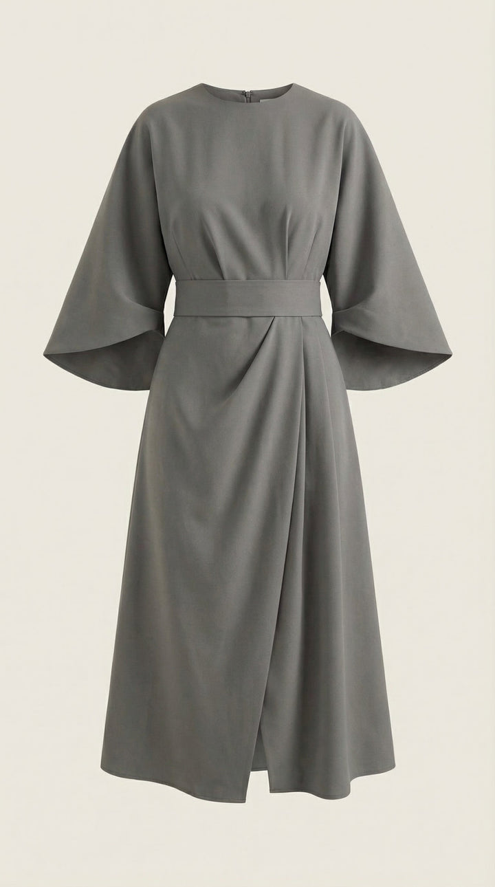 Maxi Vestido Ana con Cinturón en la Cintura
