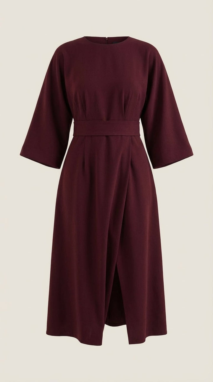 Maxi Vestido Ana con Cinturón en la Cintura