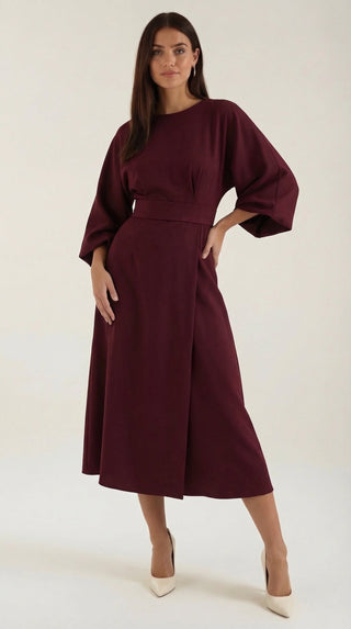 Maxi Vestido Ana con Cinturón en la Cintura