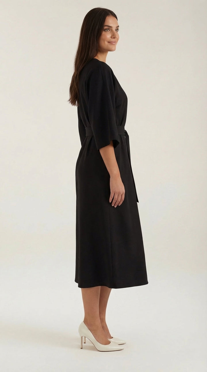 Maxi Vestido Ana con Cinturón en la Cintura
