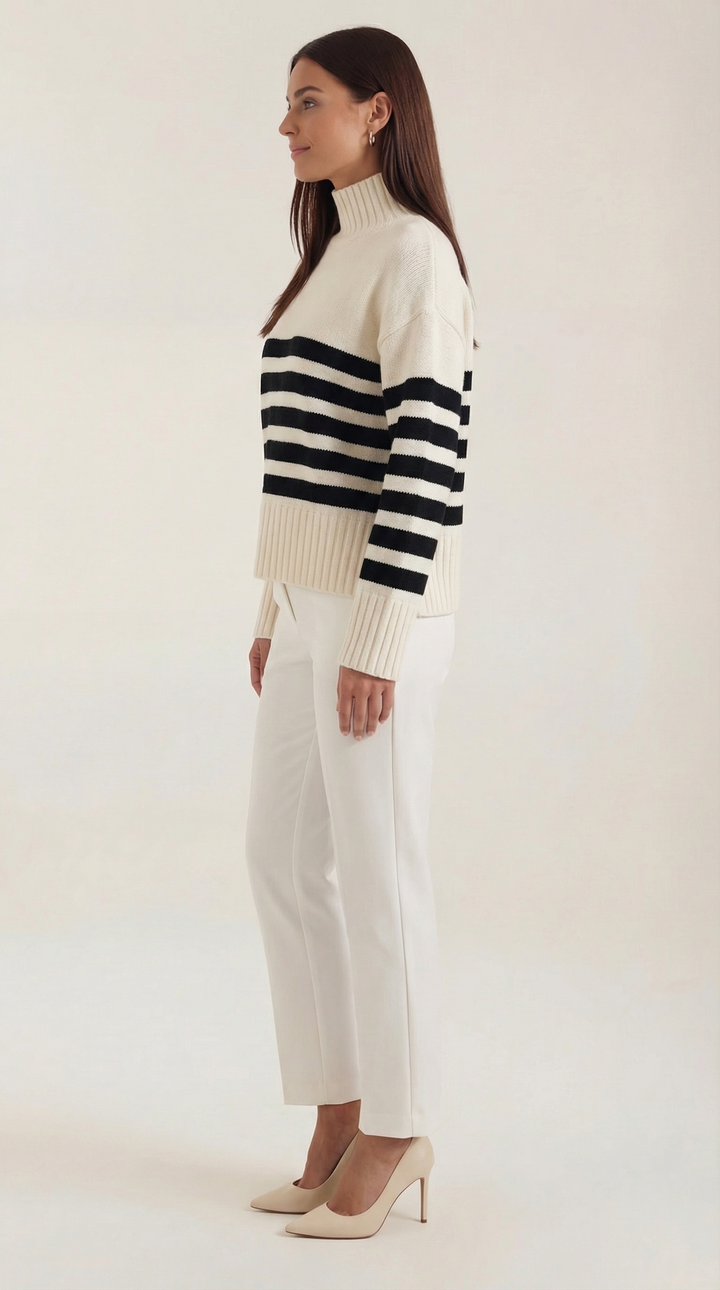 Suéter Oversized a Rayas Angela