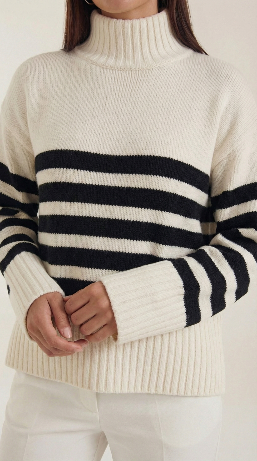 Suéter Oversized a Rayas Angela