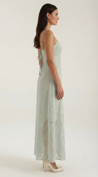 Vestido Largo de Encaje Arabelle