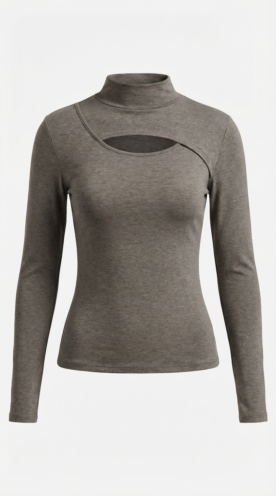 Barbara Chic Long Sleeve Corte Cutout Top