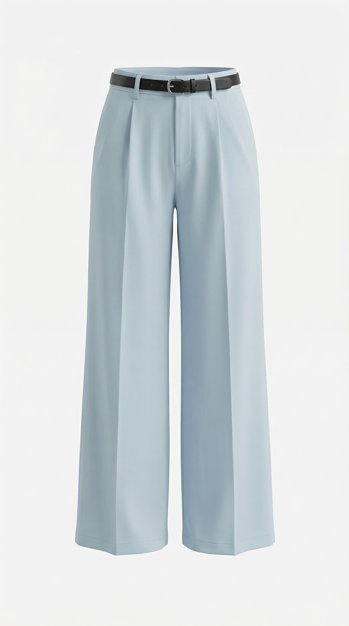 Bertha Pantalones Amplios de Tela