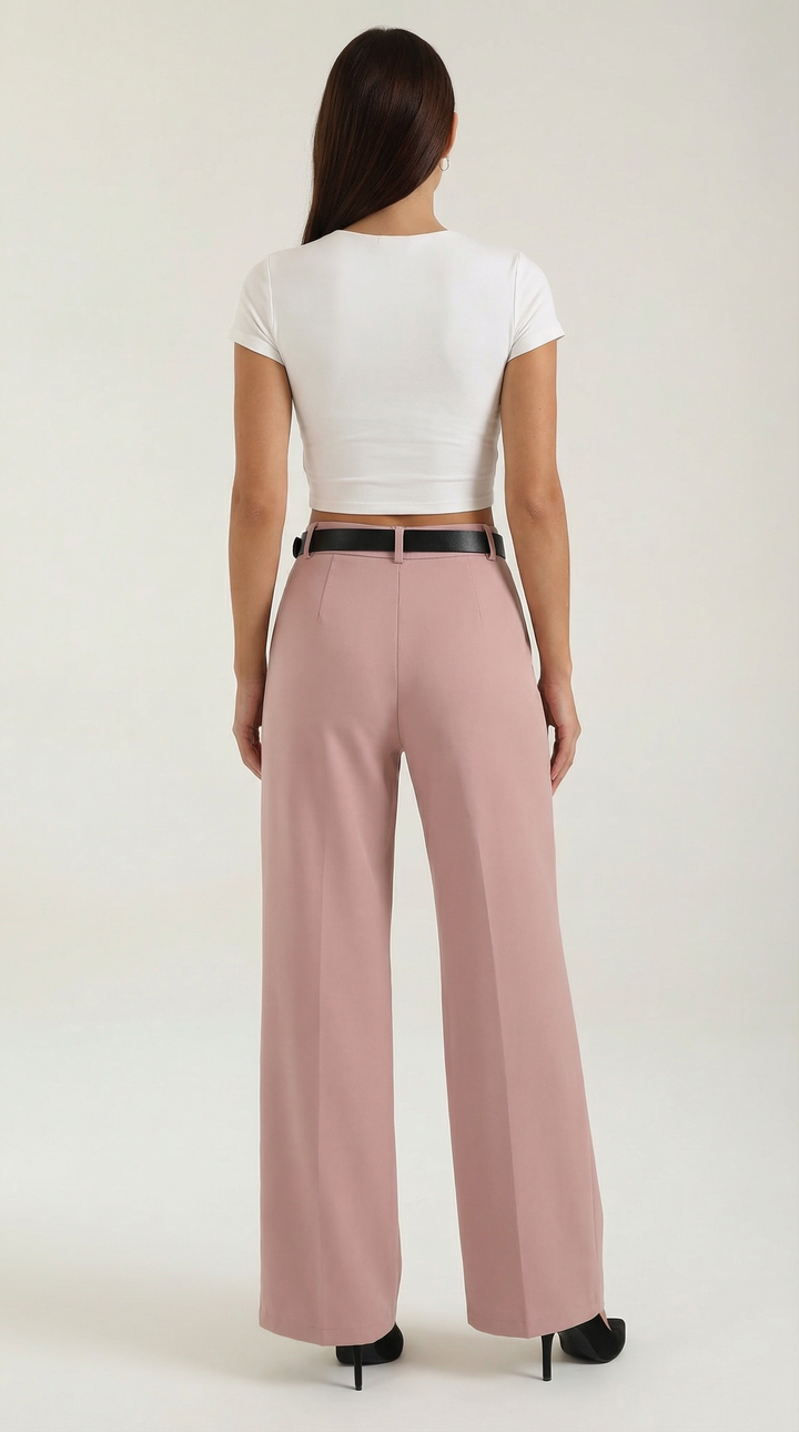 Bertha Pantalones Amplios de Tela
