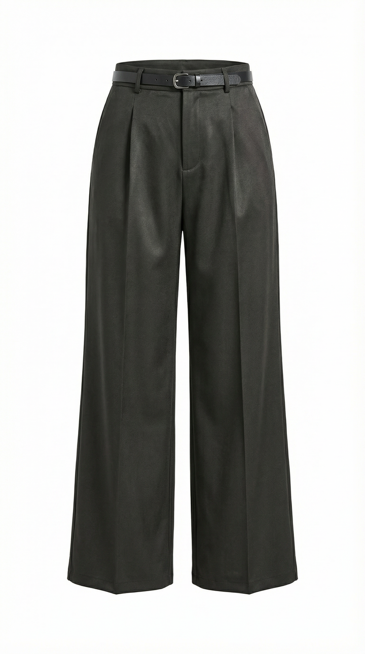 Bertha Pantalones Amplios de Tela