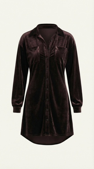 Minivestido Cecilia Gürtel Hemd