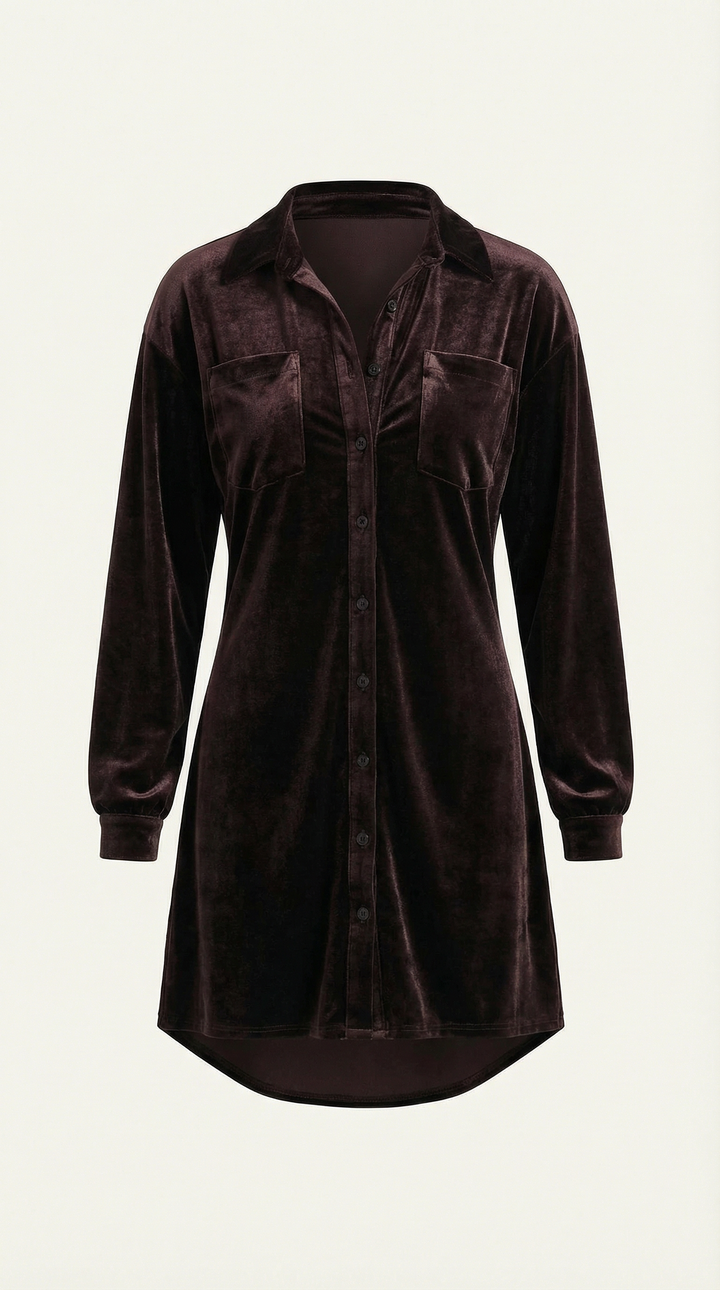 Minivestido Cecilia Gürtel Hemd