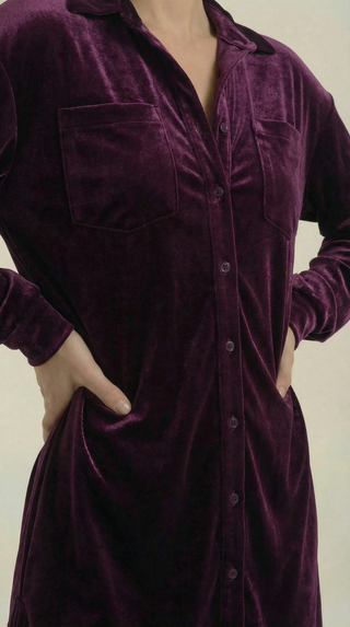 Minivestido Cecilia Gürtel Hemd