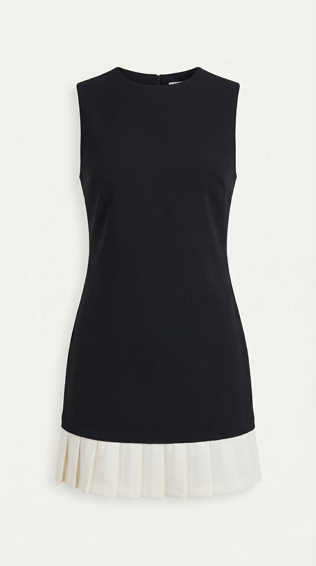 Céline Vestido Mini Sin Mangas con Corte A