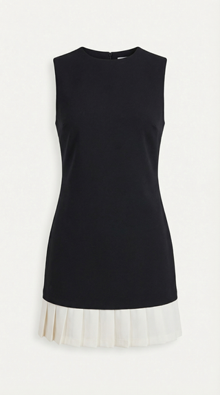 Céline Vestido Mini Sin Mangas con Corte A