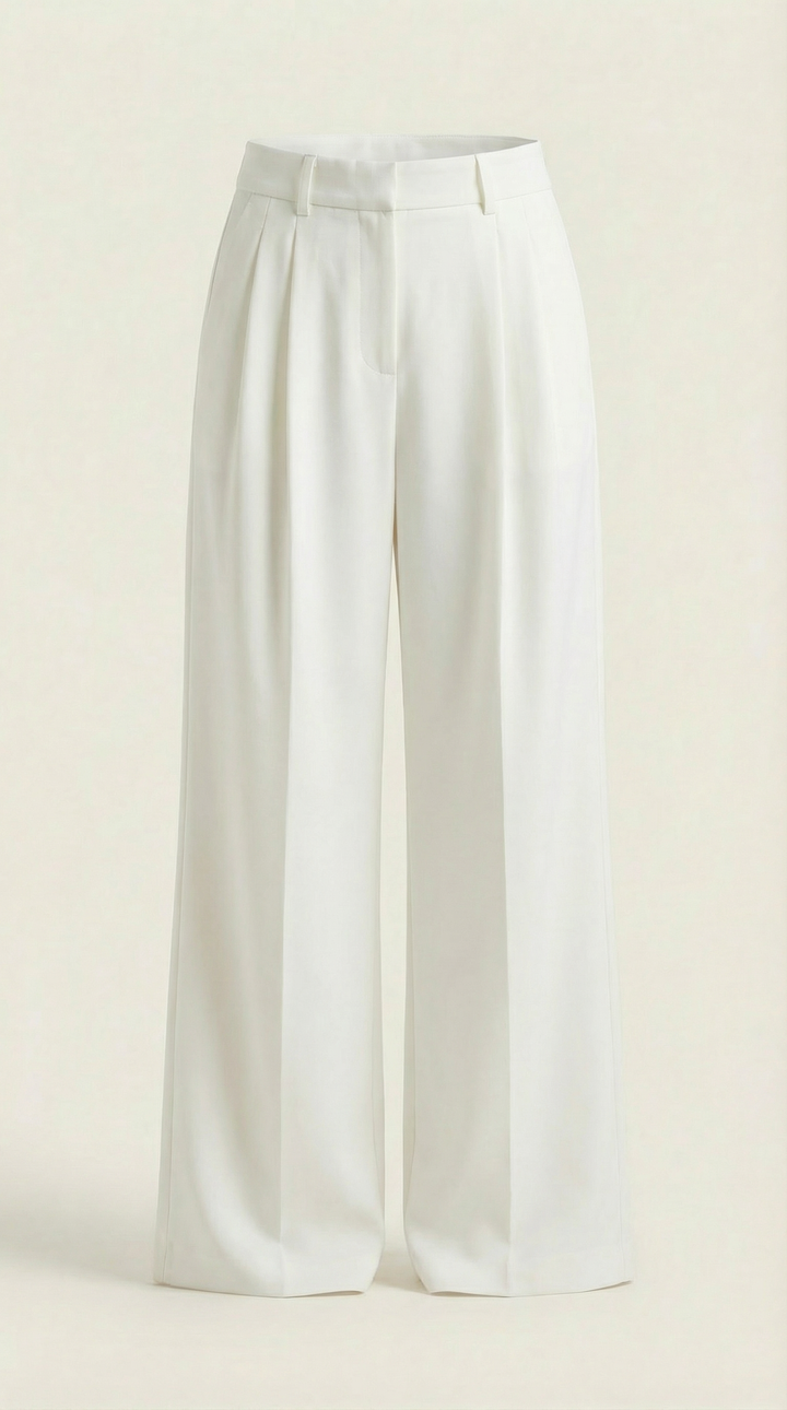 Pantalón Claire de corte recto y cintura alta