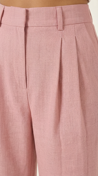 Pantalones Plisados de Cintura Alta Courtney