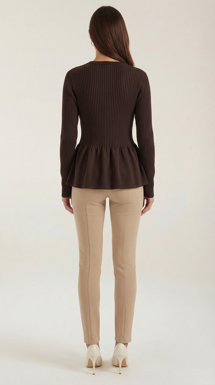 Cardigan Diana con Volantes y Botones