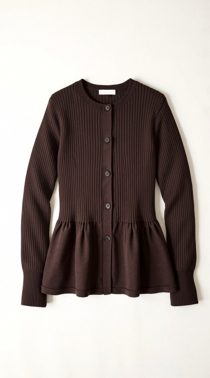 Cardigan Diana con Volantes y Botones