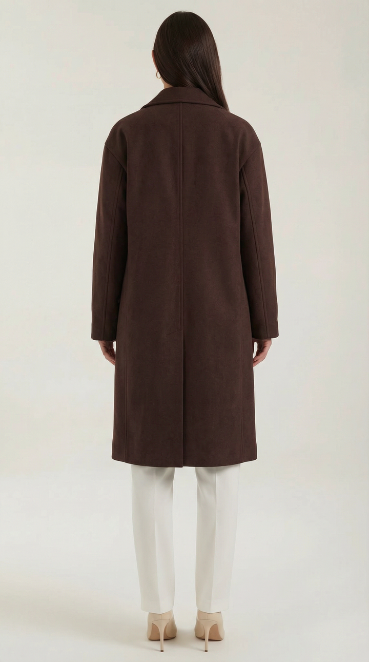 Diane Abrigo Oversized de Lana