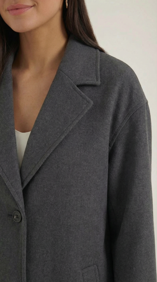 Diane Abrigo Oversized de Lana
