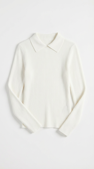 Jersey de lana de manga larga Gail con cuello