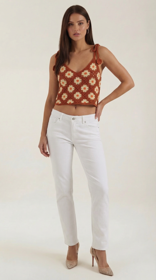 Blusa de Tirantes de Ganchillo Gretchen