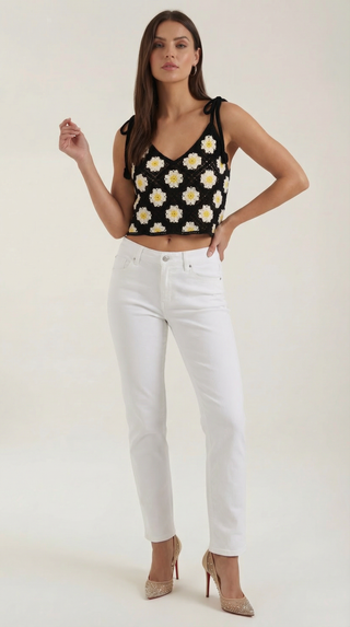 Blusa de Tirantes de Ganchillo Gretchen