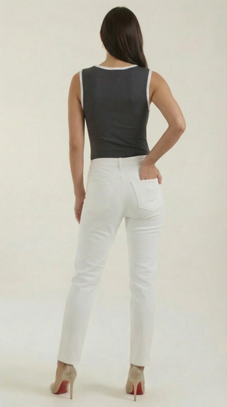 Top Hilary con escote en forma de cuadrado
