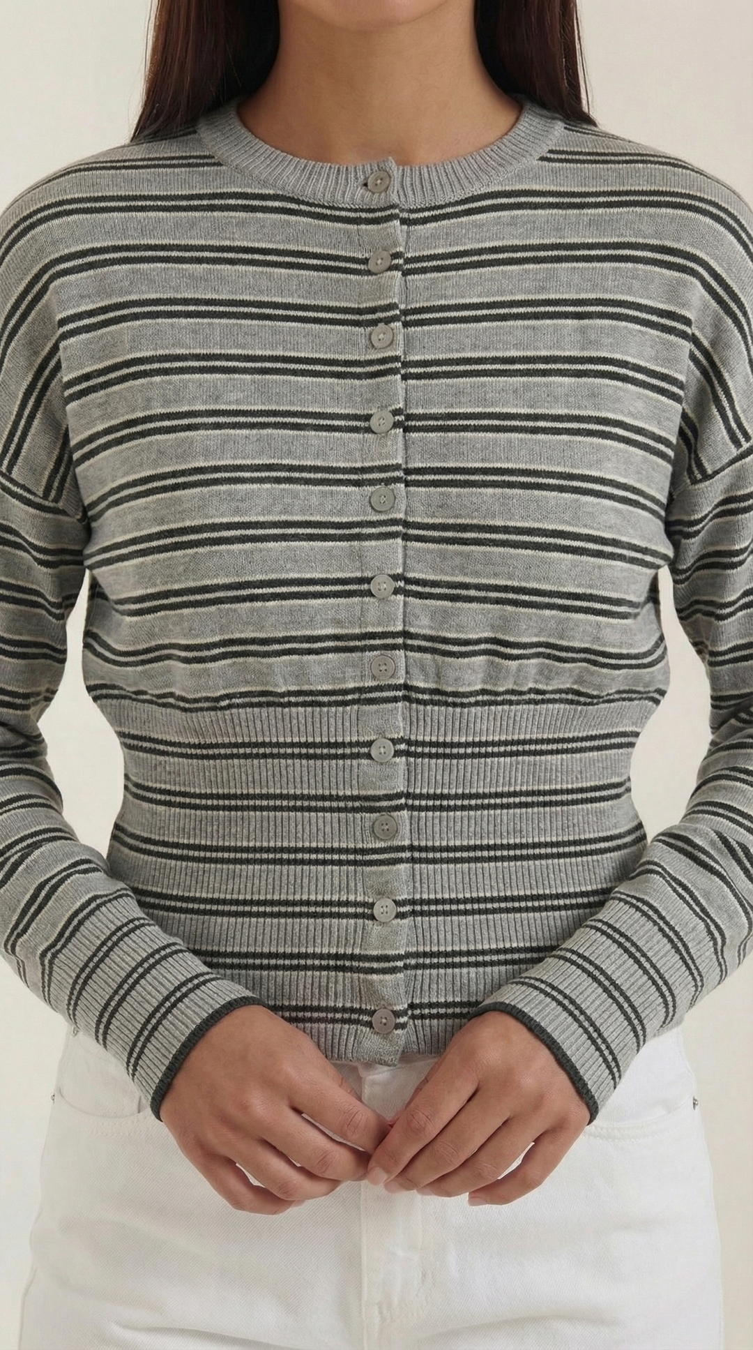 Rayado Cardigan Ida