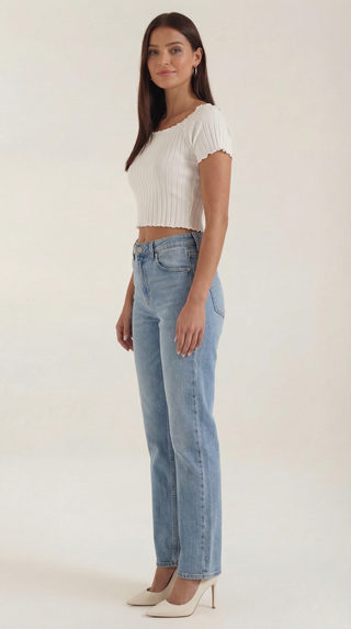 Blusa Isabel de Manga Corta