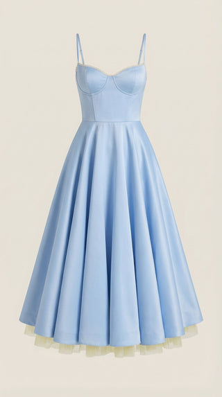 Isolde Tul Midi Dress