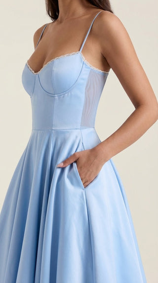 Isolde Tul Midi Dress