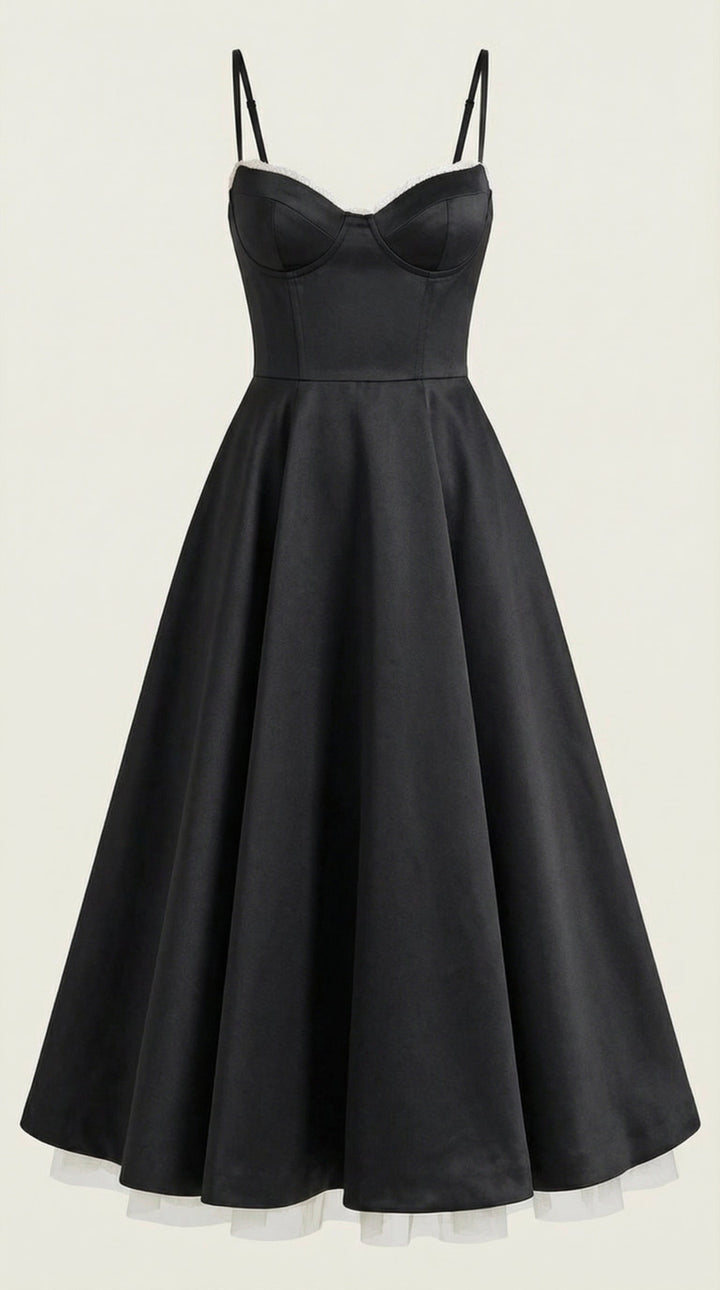 Isolde Tul Midi Dress