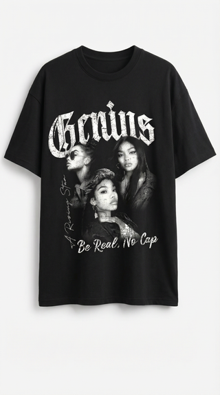 Camiseta Oversize 'Jessamine' con Diseño Gráfico