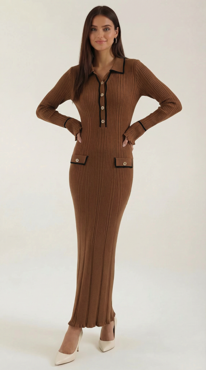Vestido Largo de Punto Josephine