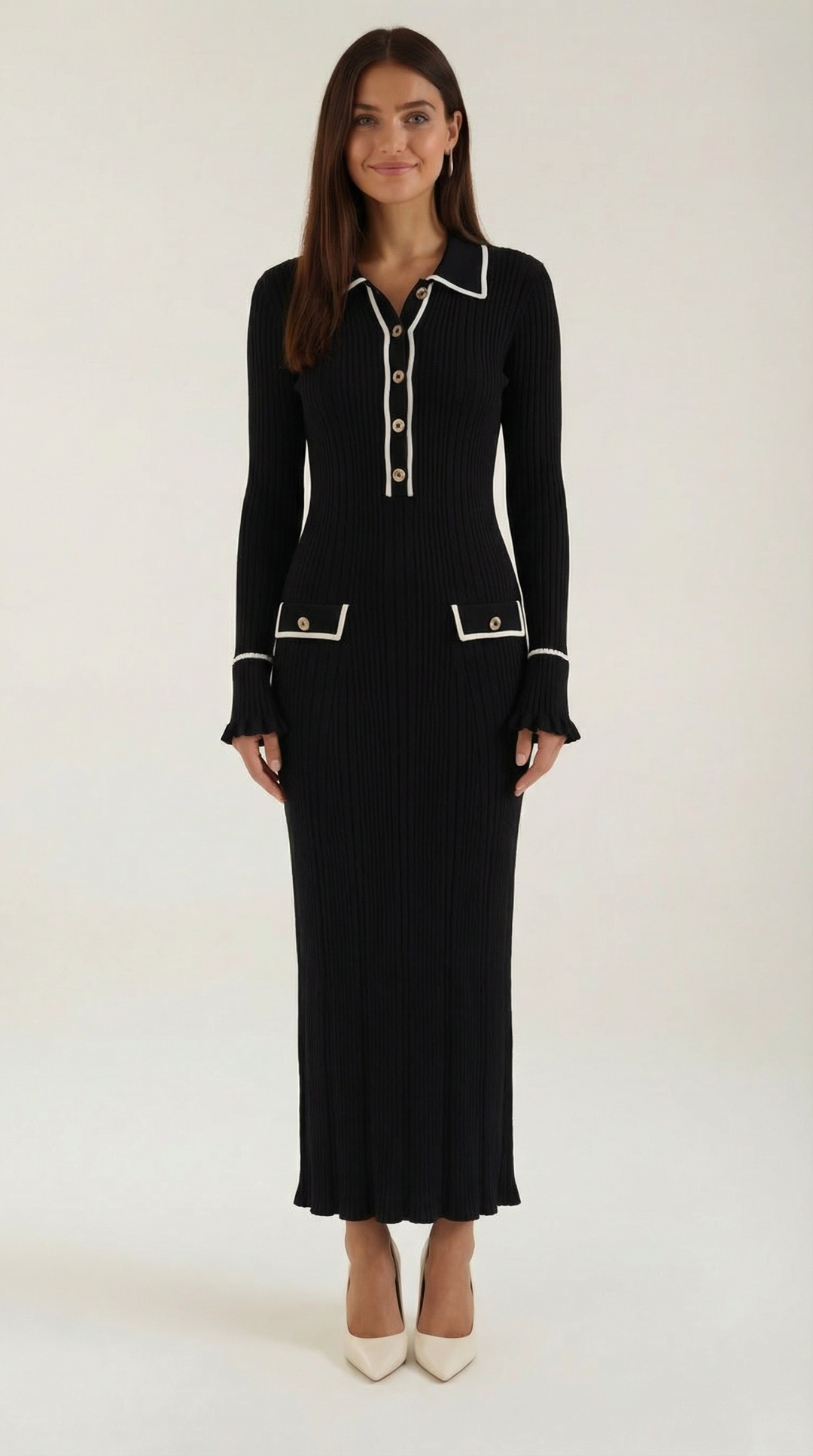 Vestido Largo de Punto Josephine
